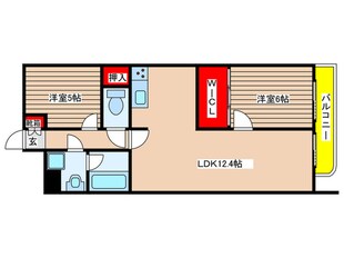 ヒルサイド植田の物件間取画像